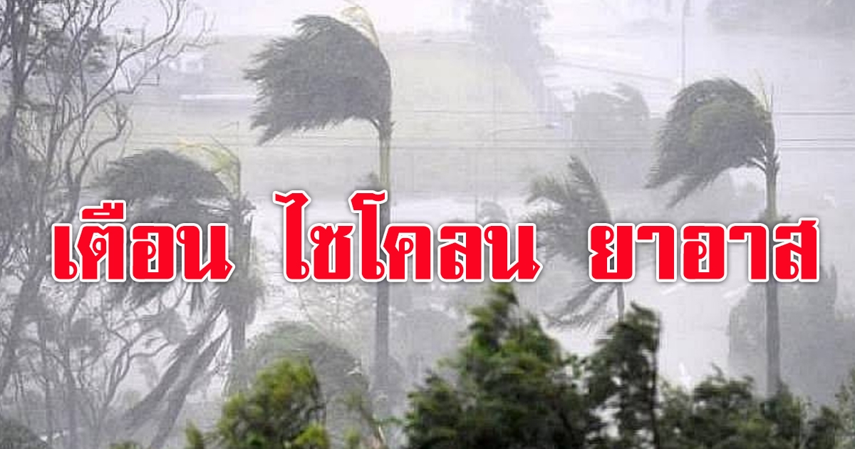 เตือน พายุ ไซโคลน