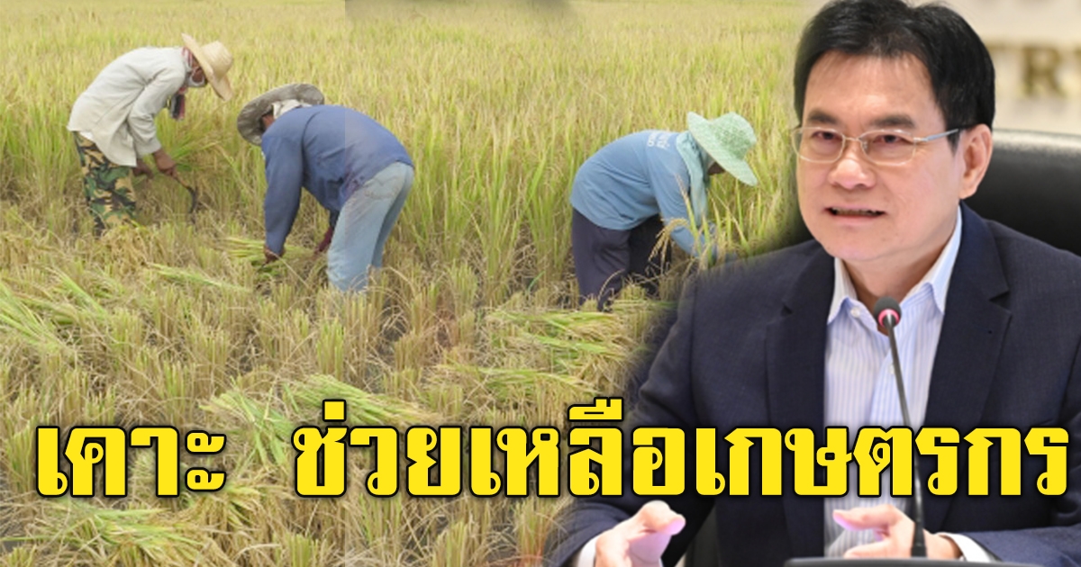จุรินทร์ เคาะ งบกองทุนช่วยเหลือเกษตรกร 2.5 พันล้าน