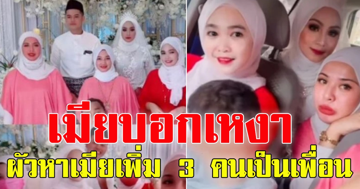 ภรรยาเหงา สามีหาเพิ่มอีก 3 คน
