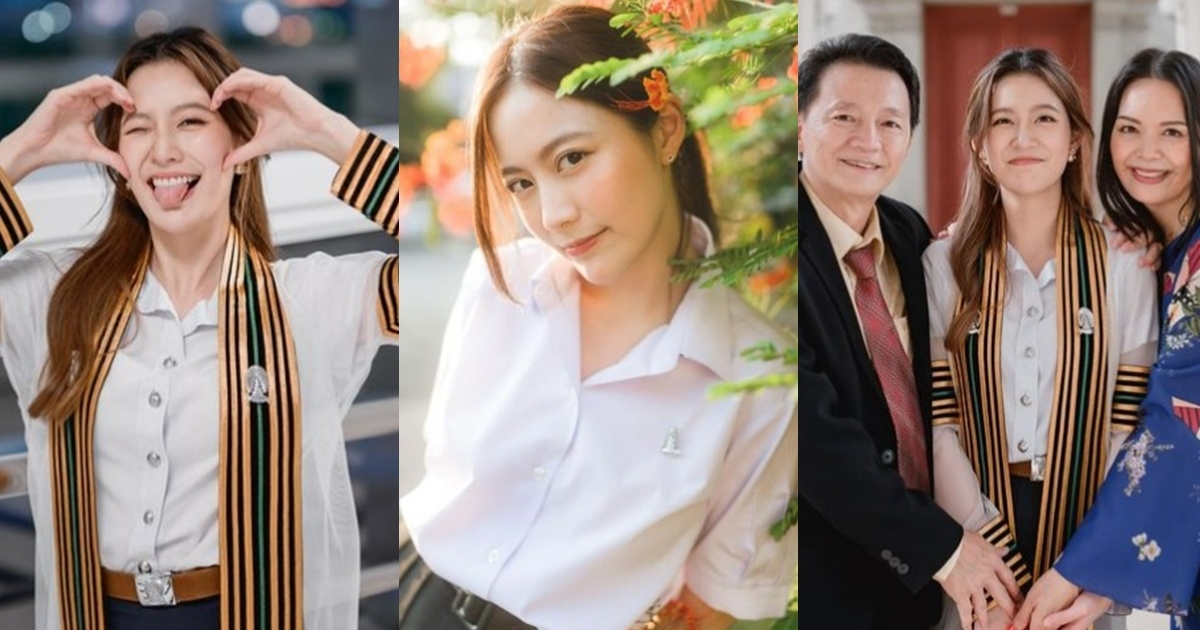 ยินดี หมอฟรัง นรีกุล เรียบจบแล้วจ้า คว้าเกียรตินิยมอันดับ 1 สุดปัง