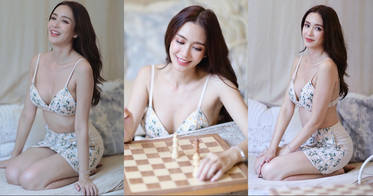 สวยแซ่บครบรส เบนซ์ ปุณยาพร ในชุดลายดอกไม้ เปรี้ยวปนหวาน