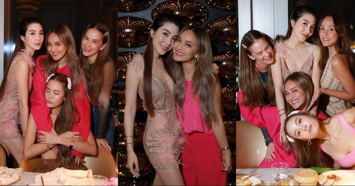 แก๊งนางฟ้ารวมตัวฉลองวันเกิด นานา ไรบีนา เห็นรูปแล้ว ไม่น่าเชื่อว่าอายุเกิน 40 กันหมดแล้ว