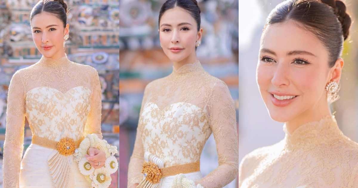 ทำชาวเน็ตใจละลาย ศรีริต้า ใส่ชุดไทยสวยหรู งดงามไร้เกินบรรยาย