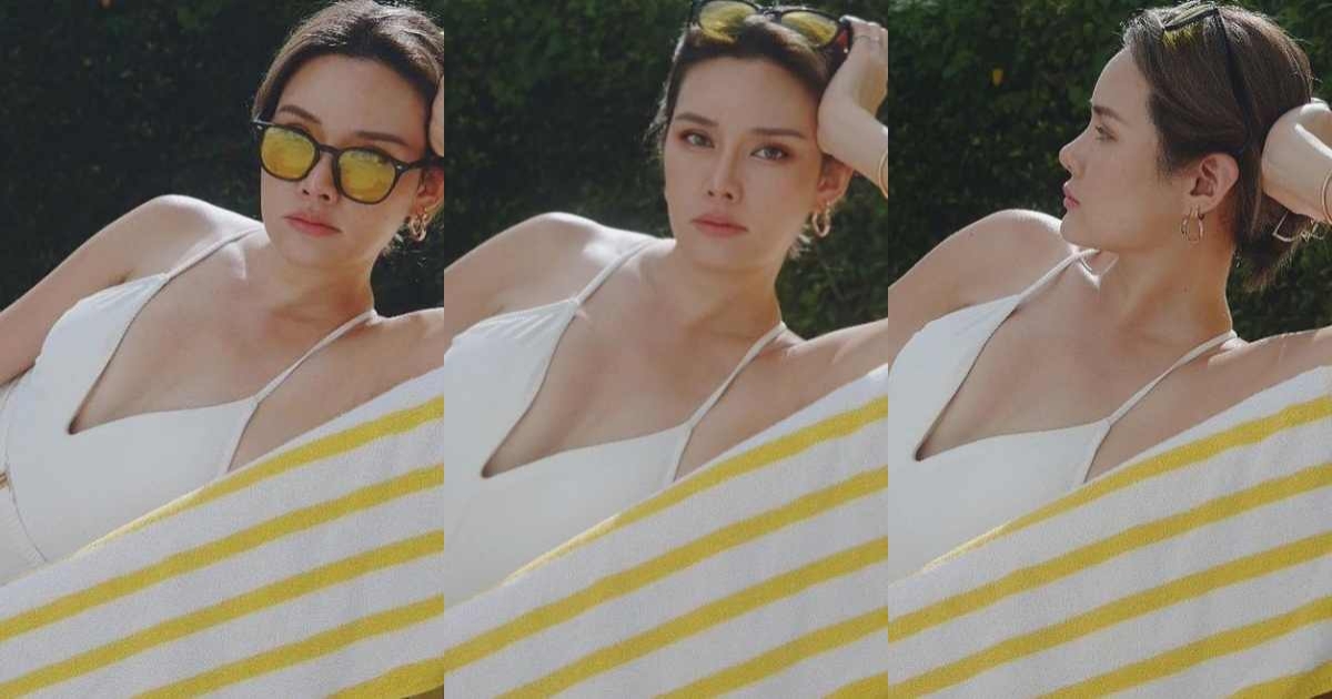 เซ็กซี่ออร่าเกินต้าน นักร้องสาวสวย อวดความฮอตในชุดว่ายน้ำ