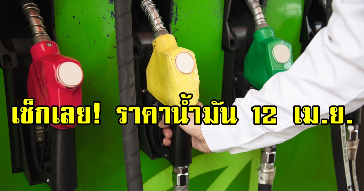 เช็กเลย! ราคาน้ำมัน 12 เม.ย. 2566 ก่อนออกเดินทางวันหยุดยาว ปรับขึ้น-ลงหรือไม่