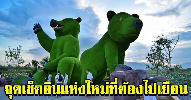 ตลาดน้ำหมียักษ์เขียว (Green Grizzly) แลนด์มาร์คใหม่ เมืองเชียงใหม่