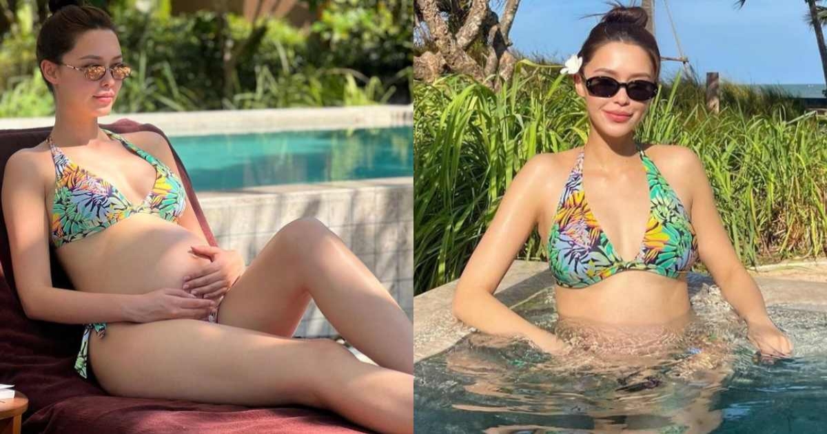 เปิดภาพนอกจอ แพทริเซีย กู๊ด ใส่ชุดบิกินี่อวดท้องโต สวยเริ่ดไม่เปลี่ยน