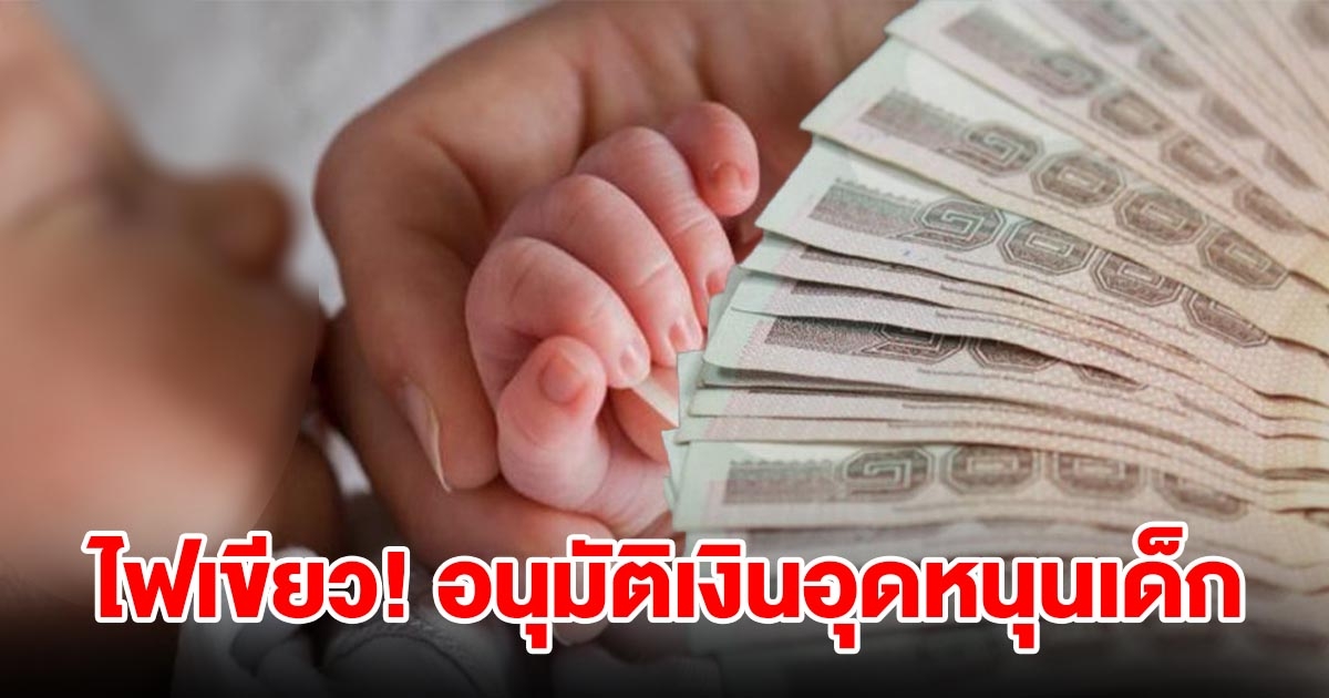 ครม.อนุมัติงบเกือบพันล้าน จ่ายเงินอุดหนุนเด็กแรกเกิดกว่า 2.25 ล้านคน