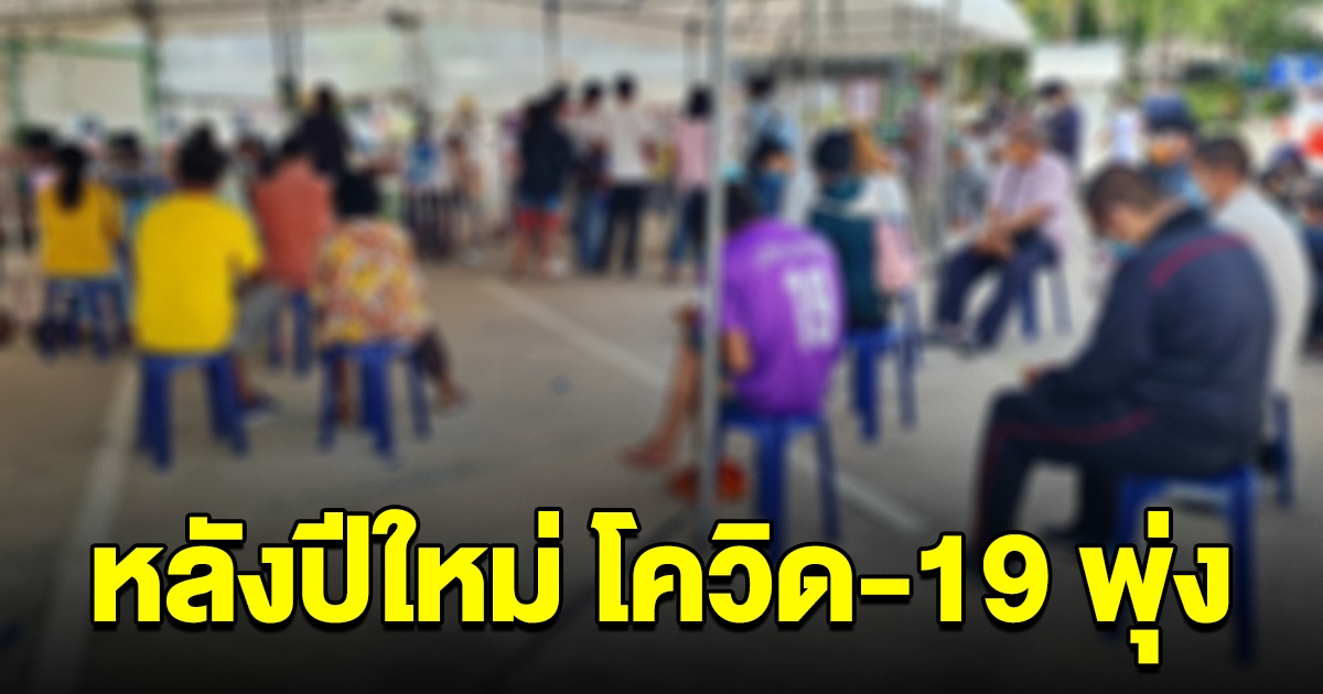 โควิด กลับมาระบาดอีกรอบ หลังปีใหม่ จังหวัดเดียวป่วยพุ่ง 643 ราย