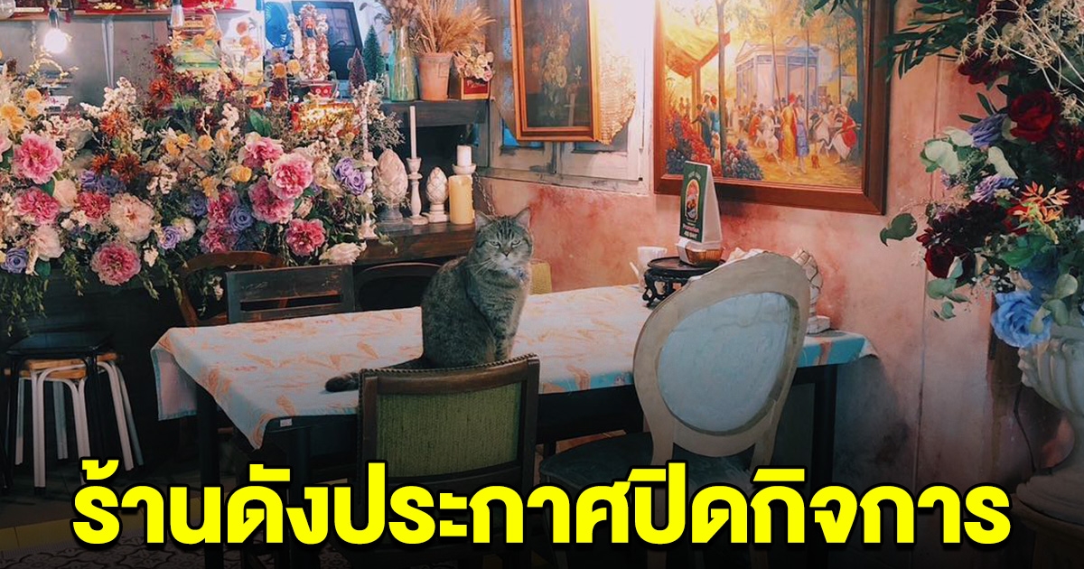 ปิดตำนาน สู้มา 8 ปี ลูกค้าใจหายมาก ร้านดังประกาศปิดกิจการ