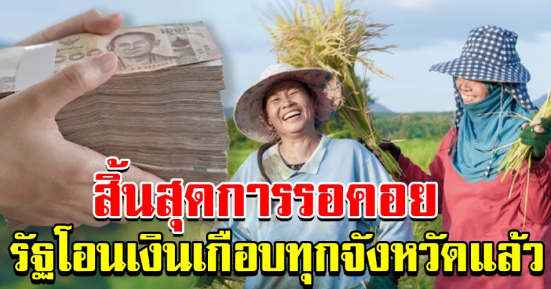 ตรวจสอบเงิน ค่าเกี่ยวข้าว 10000 จ่ายแล้วพันล้าน