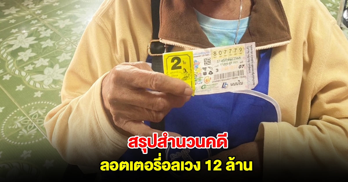 ตำรวจ สภ.ธาตุพนม สรุปสำนวนคดี หวยอลเวง 12 ล้าน หลังผู้กองเข้มแจ้งจับยายแหล่