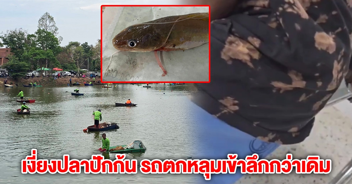 หนุ่มโดนเงี่ยงปลาปักก้น ญาติรีบพาไปส่ง รพ. สุดซวยรถตกหลุม ปักเข้าไปลึกกว่าเดิม