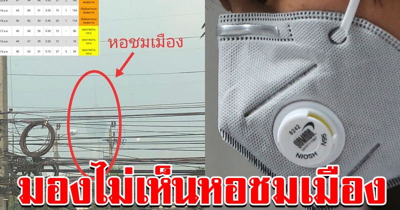 ฝุ่น PM2จุด5 ค่าเพิ่มขึ้นทุกวัน