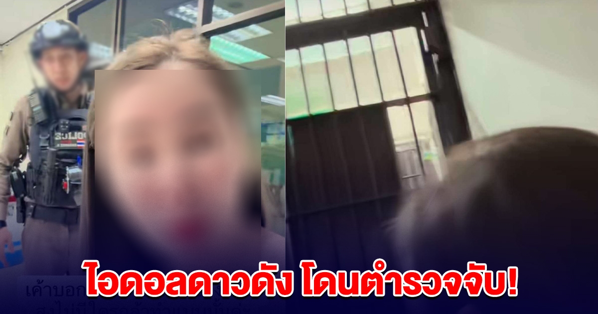 แฟนๆตกใจหนัก ไอดอลดาวดัง ถูกตำรวจจับขัง