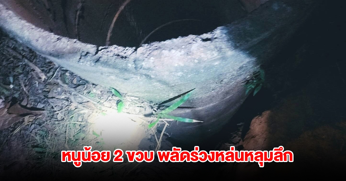สุดระทึก หนูน้อย 2 ขวบ พลัดร่วงหล่นหลุมลึก กู้ภัยช่วยส่งคืนอ้อมกอดแม่