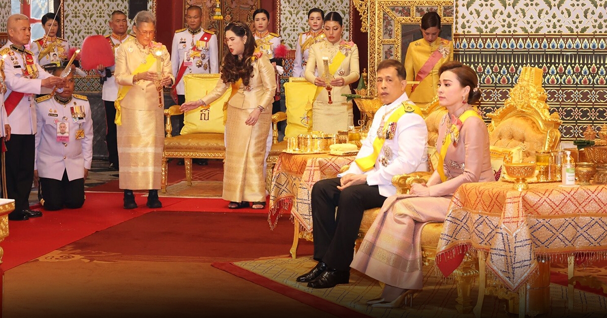 ในหลวง พระราชินี เสด็จฯ ทรงบำเพ็ญพระราชกุศล เนื่องในวันฉัตรมงคล 2568
