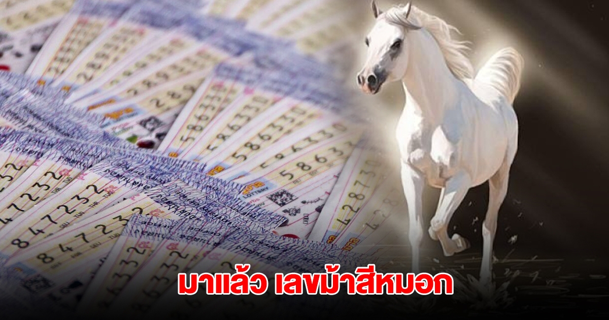 มาแล้ว เลขม้าสีหมอก งวดวันที่ 1 ก.ค. 68