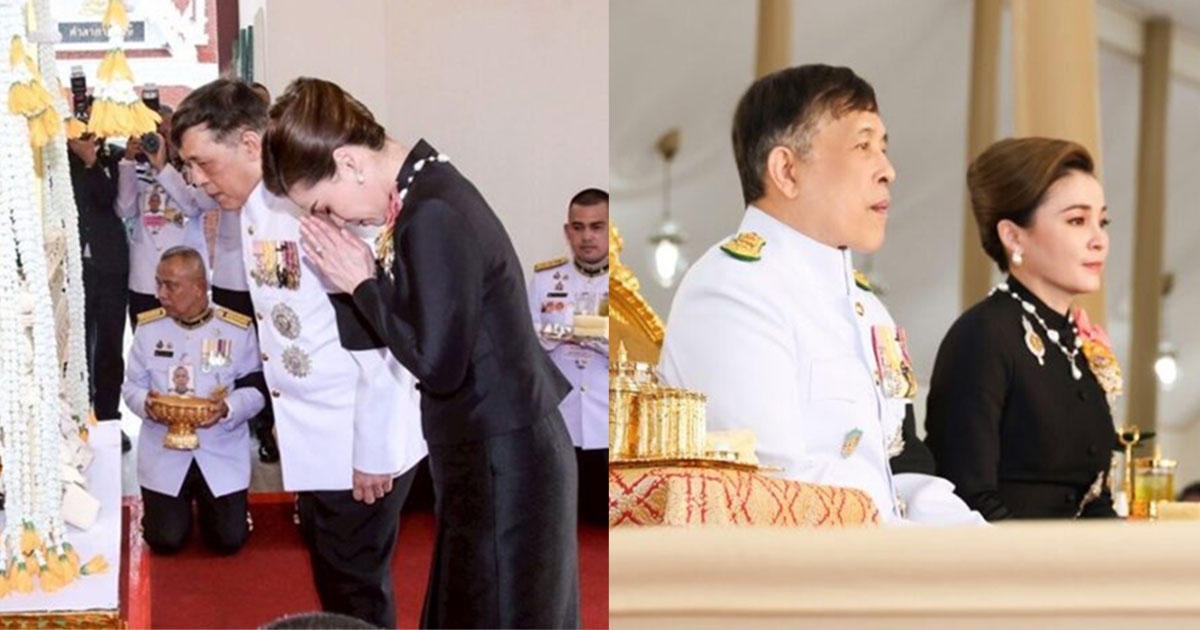 ในหลวง พระราชินี พระราชทานเพลิงศพ ธานินทร์ กรัยวิเชียร อดีตนายกฯ-องคมนตรี