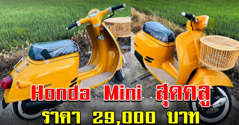 มอไซต์ของ คนคลูๆ Honda MINI แค่ 29000