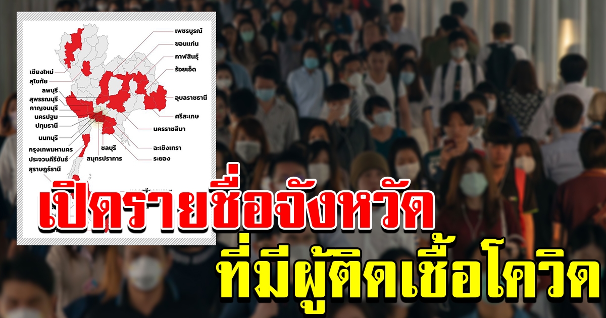 สถานการณ์ในแต่ละจังหวัด