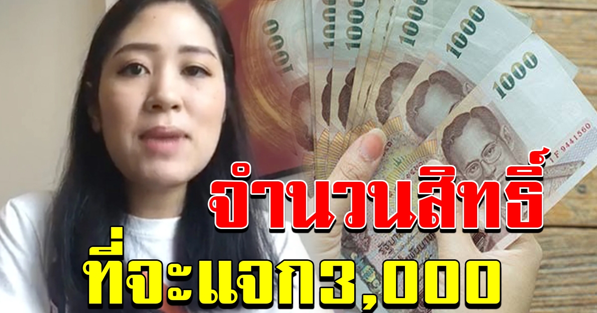 ช่อ พรรณิการ์ เผยจำนวนสิทธิ์ที่จะแจก 3000