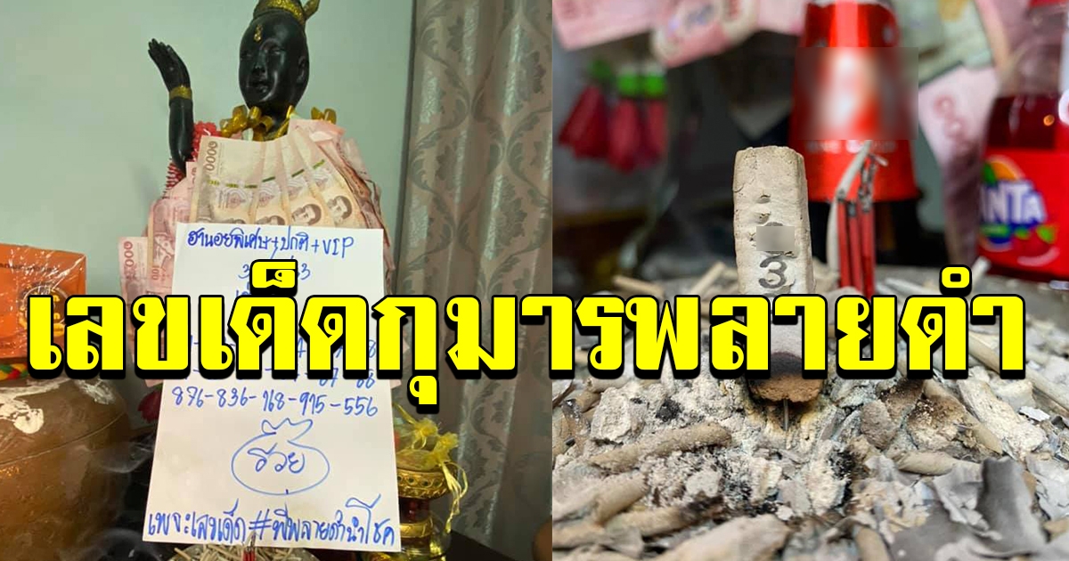 เลขเด็ด พลายดำนำโชค งวด 1 พค 63