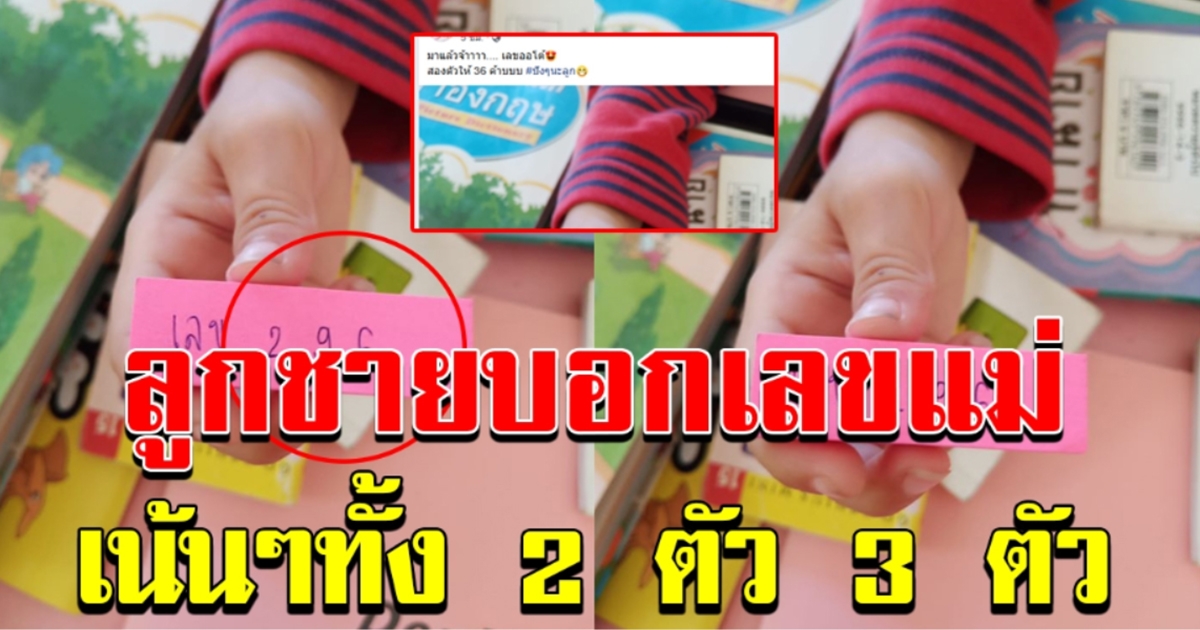 หนูน้อยให้เลข