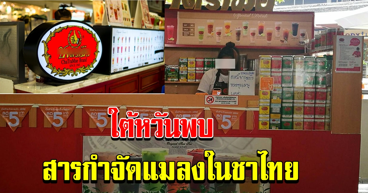 ด่วน ไต้หวันพบสารกำจัดแมลงในชา จากไทย