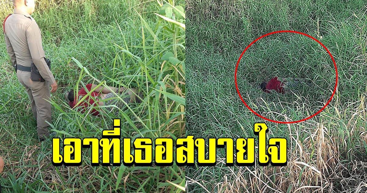 ตำรวจ รับแจ้งพบผู้เสียชีวิต ในพงหญ้า