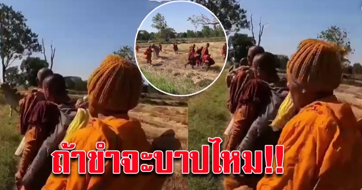 หลวงพี่โพสต์คลิป พระธุดงค์