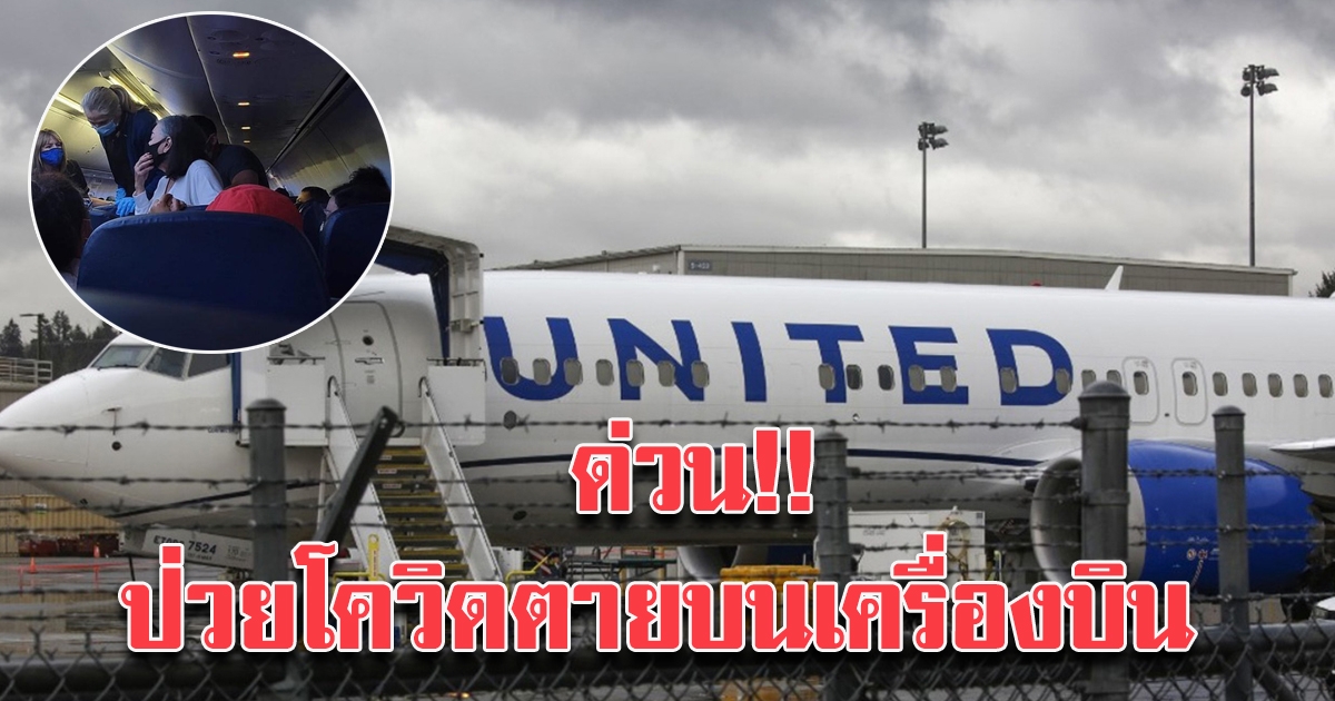 แตกตื่นทั้งลำ ผู้โดยสารติดโควิด-19 เสียชีวิตบนเครื่องบิน