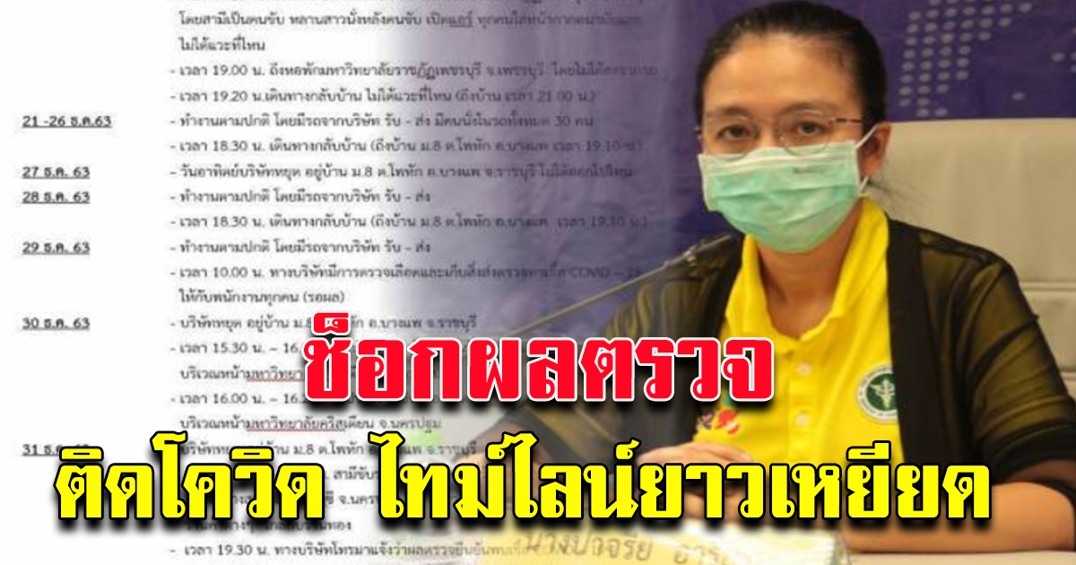 สาวราชบุรี ไม่เก็บตัวรอผล วนเวียน 4 จว.