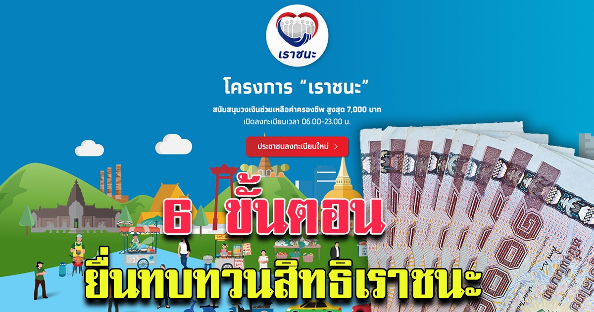 6 ขั้นตอน ยื่นทบทวนสิทธิเราชนะ