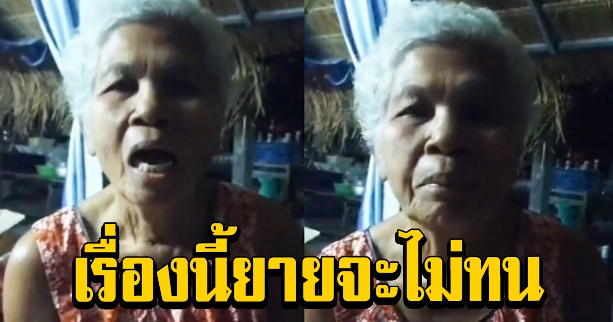 ยาย อัดคลิปว่า ตำรวจ