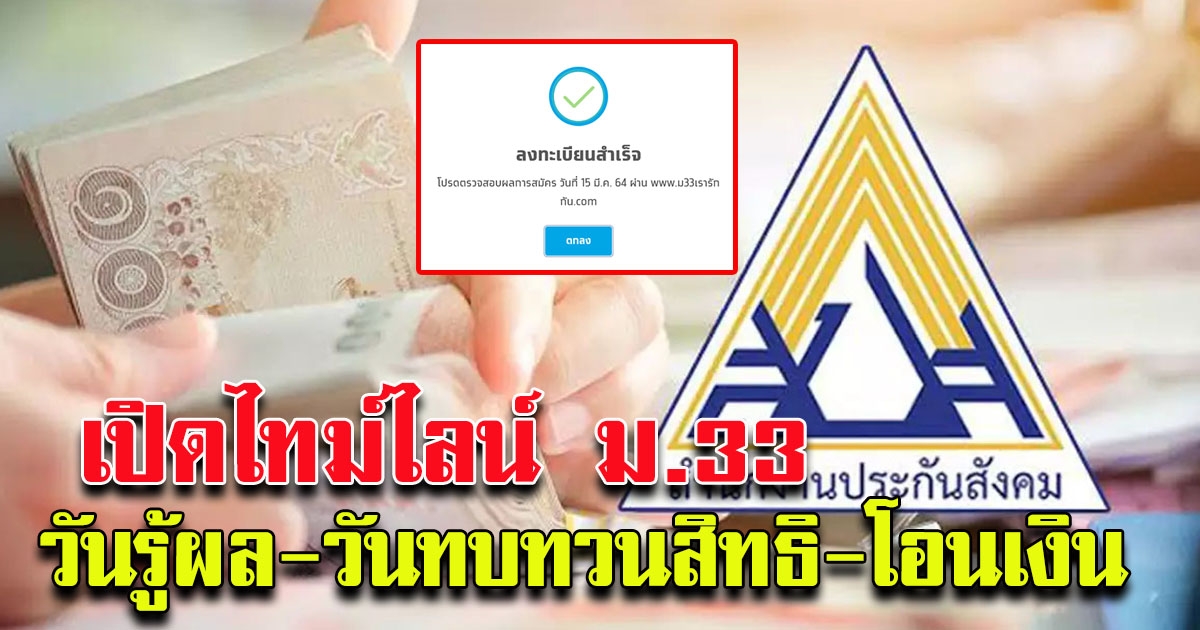 ไทม์ไลน์ ม 33 เรารักกัน