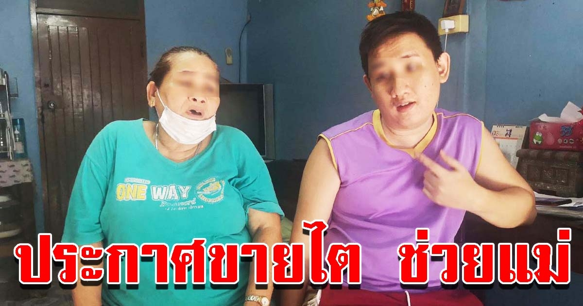 หนุ่มพิการ ประกาศขายไต ช่วยแม่ หลังถูกผู้รับเหมาโกง