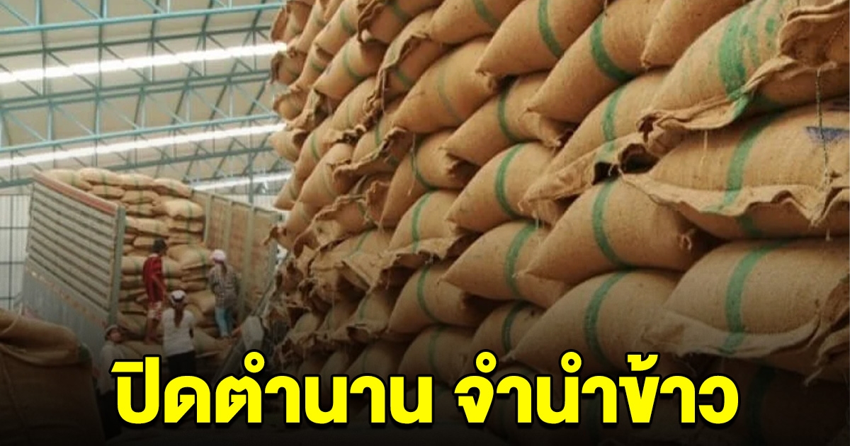 ปิดตำนาน จำนำข้าว อคส.เตรียมเปิดระบายล็อตสุดท้าย