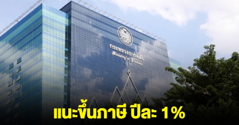 ขึ้นภาษี ปีละ 1% นักวิชาการแนะรัฐขึ้นช้าๆ เร่งดันเศรษฐกิจโตให้ทันหนี้