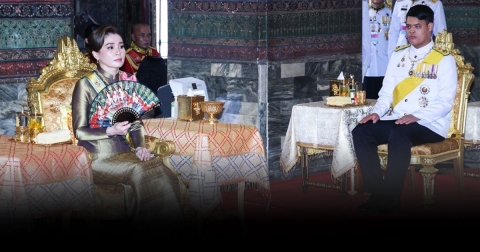พระราชินี เสด็จฯ แทนพระองค์ทรงบำเพ็ญพระราชกุศลถวายผ้าพระกฐิน วัดโสมนัสฯ-วัดอรุณฯ