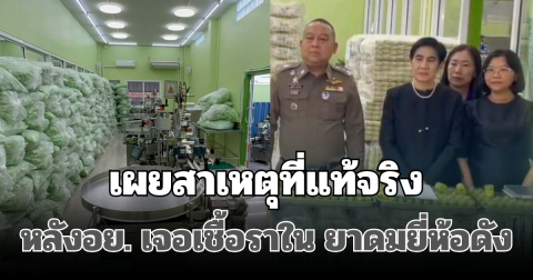 รู้แล้ว! เผยสาเหตุที่แท้จริง หลังอย. เจอเชื้อราใน ยาดมยี่ห้อดัง