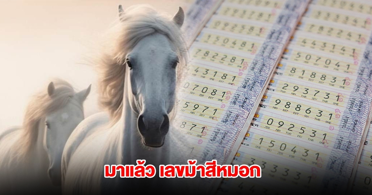 เลขม้าสีหมอก งวดวันที่ 16 ธ.ค. 68