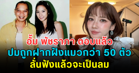 อั้ม พัชราภา ตอบแล้ว ปมถูกฝากฝังแมวกว่า 50 ตัว ลั่นฟังแล้วจะเป็นลม