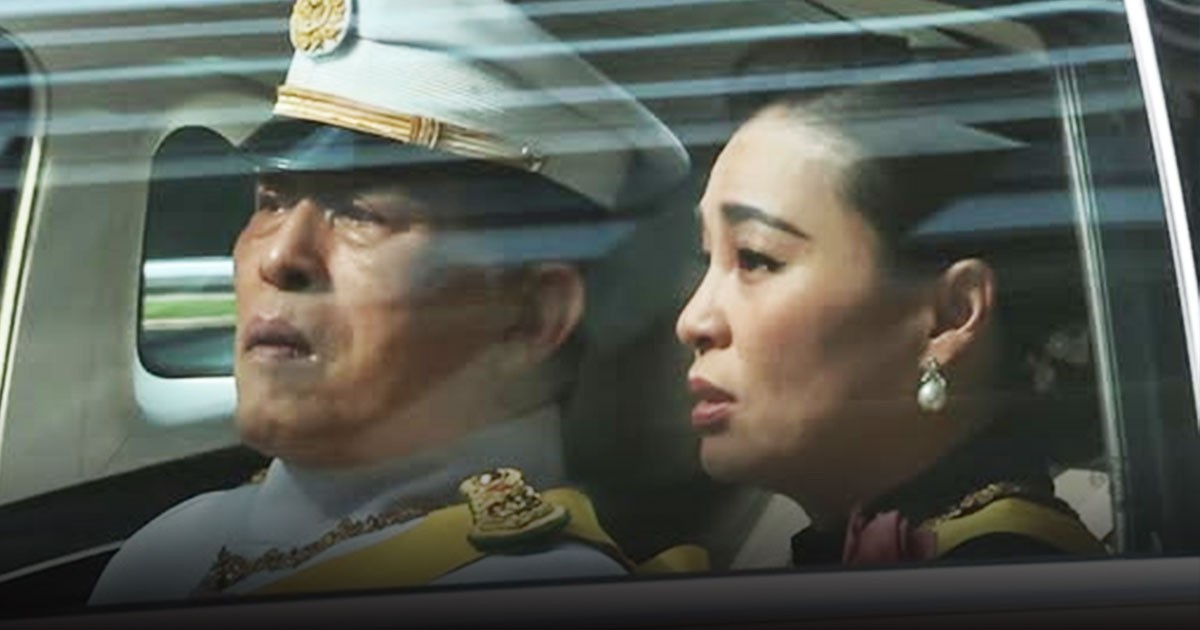 ในหลวง พระราชินี เสด็จฯ เชิญพระศพ เจ้าฟ้าพัชรกิติยาภาฯ ไปยังพระที่นั่งพิมานรัตยา