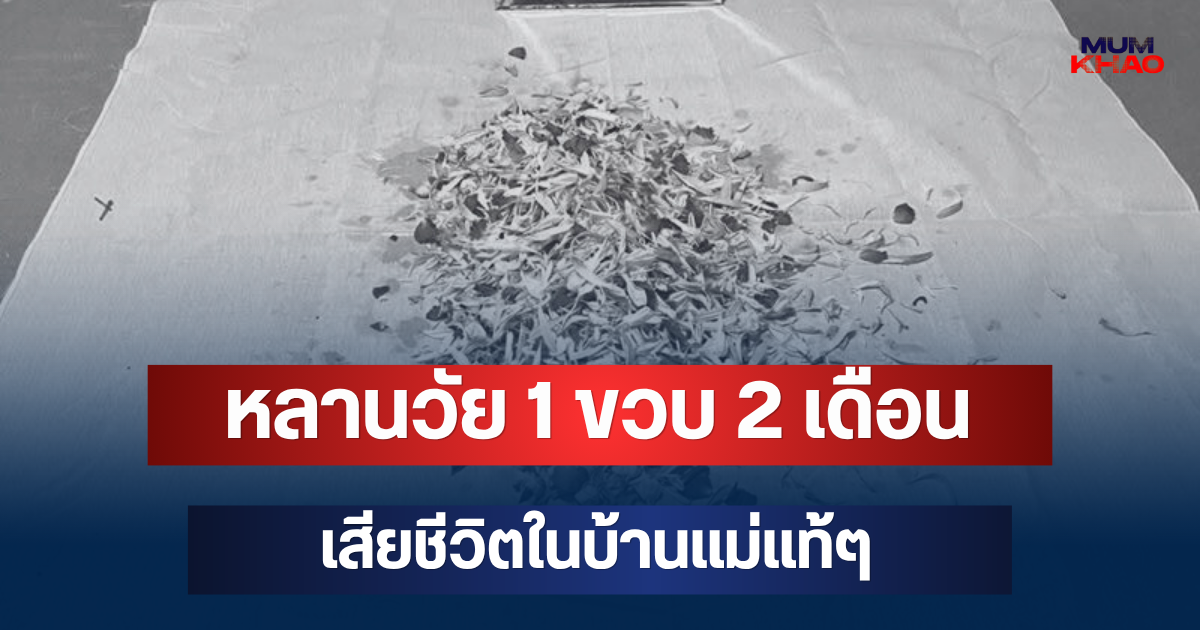 ย่าช็อก! หลานวัย 1 ขวบ 2 เดือน เสียชีวิตในบ้านแม่แท้ๆ แพทย์เผยสาเหตุ